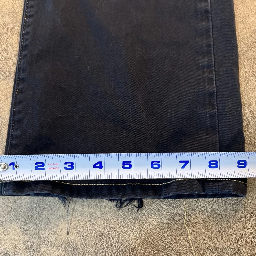 AGAVE Jeans Men's 33x32 Black Gringo Classic Straight *HEEL DRAG* California USA